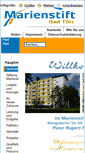 Mobile Screenshot of marienstift-toelz.de