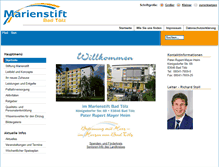 Tablet Screenshot of marienstift-toelz.de
